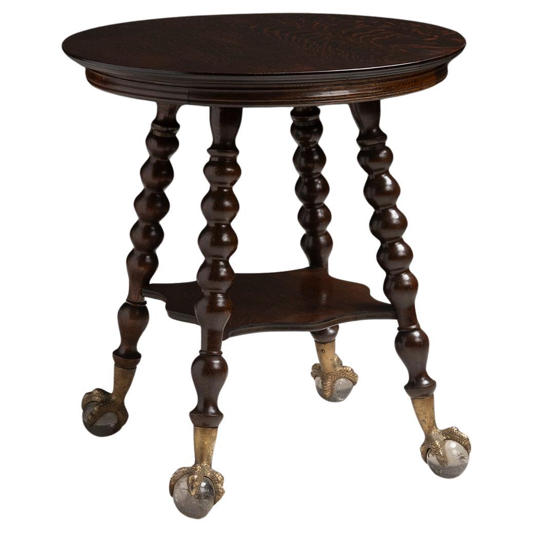 Claw Foot Table, England circa 1900 For Sale