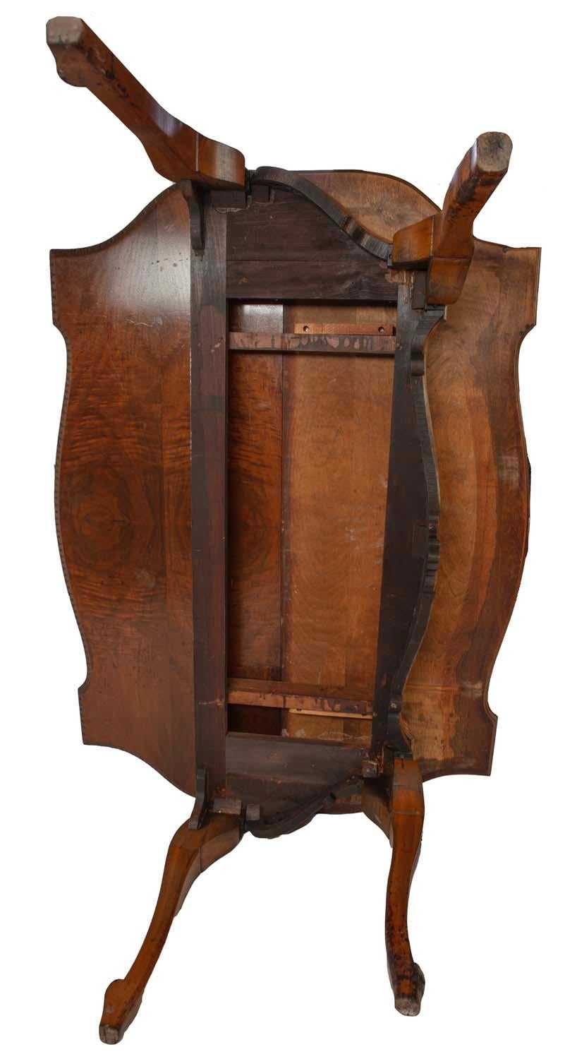 Mesa Demi-Lune Plegable de Roble en venta 5