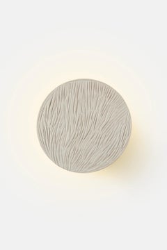 Clay Disc Wall Light by Hatsu