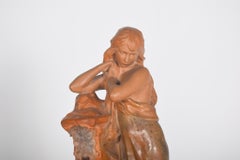 Clay Figurine, “La Cruche Cassée”, France