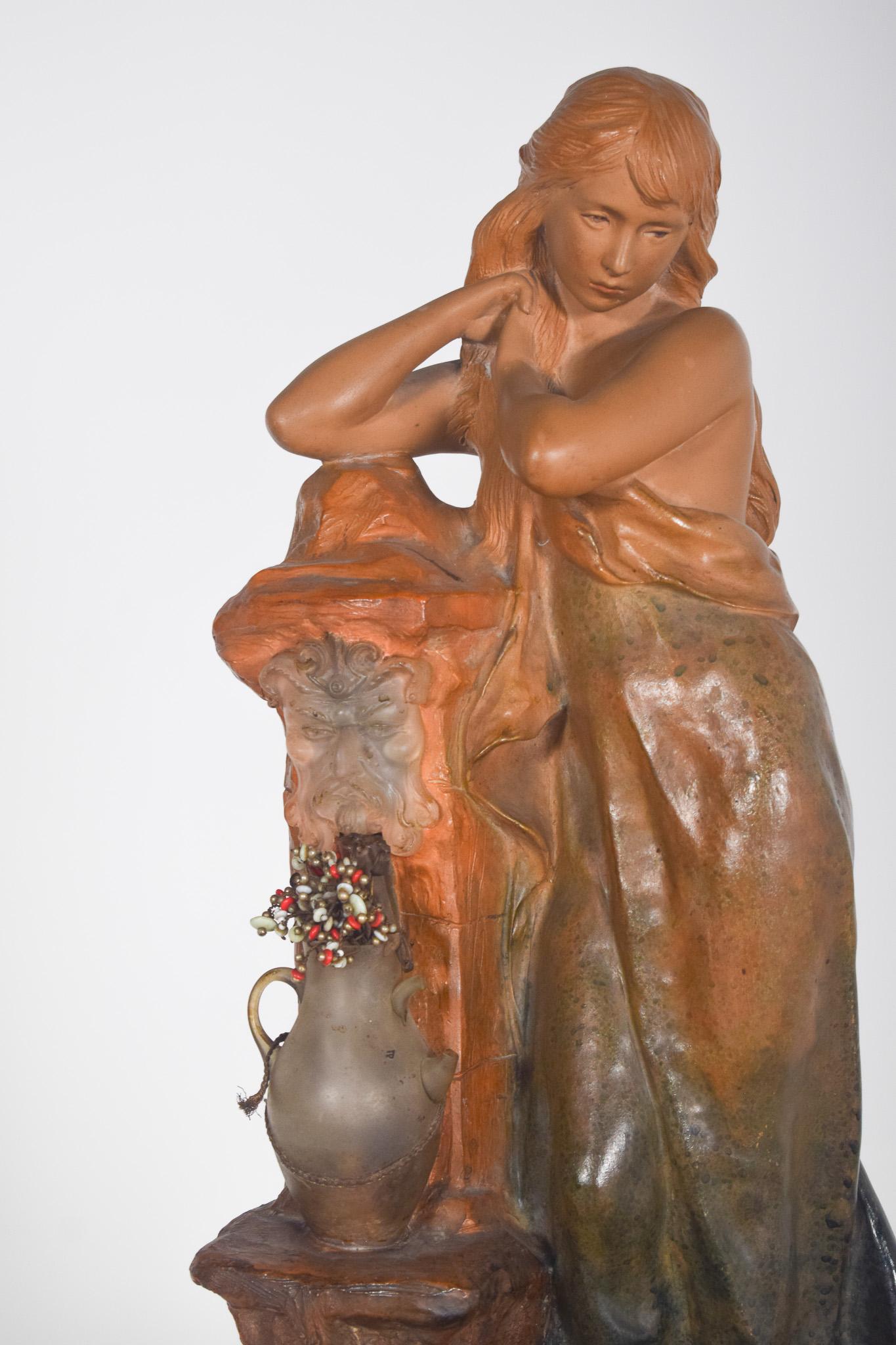Mid-Century Modern Figurine en argile, 