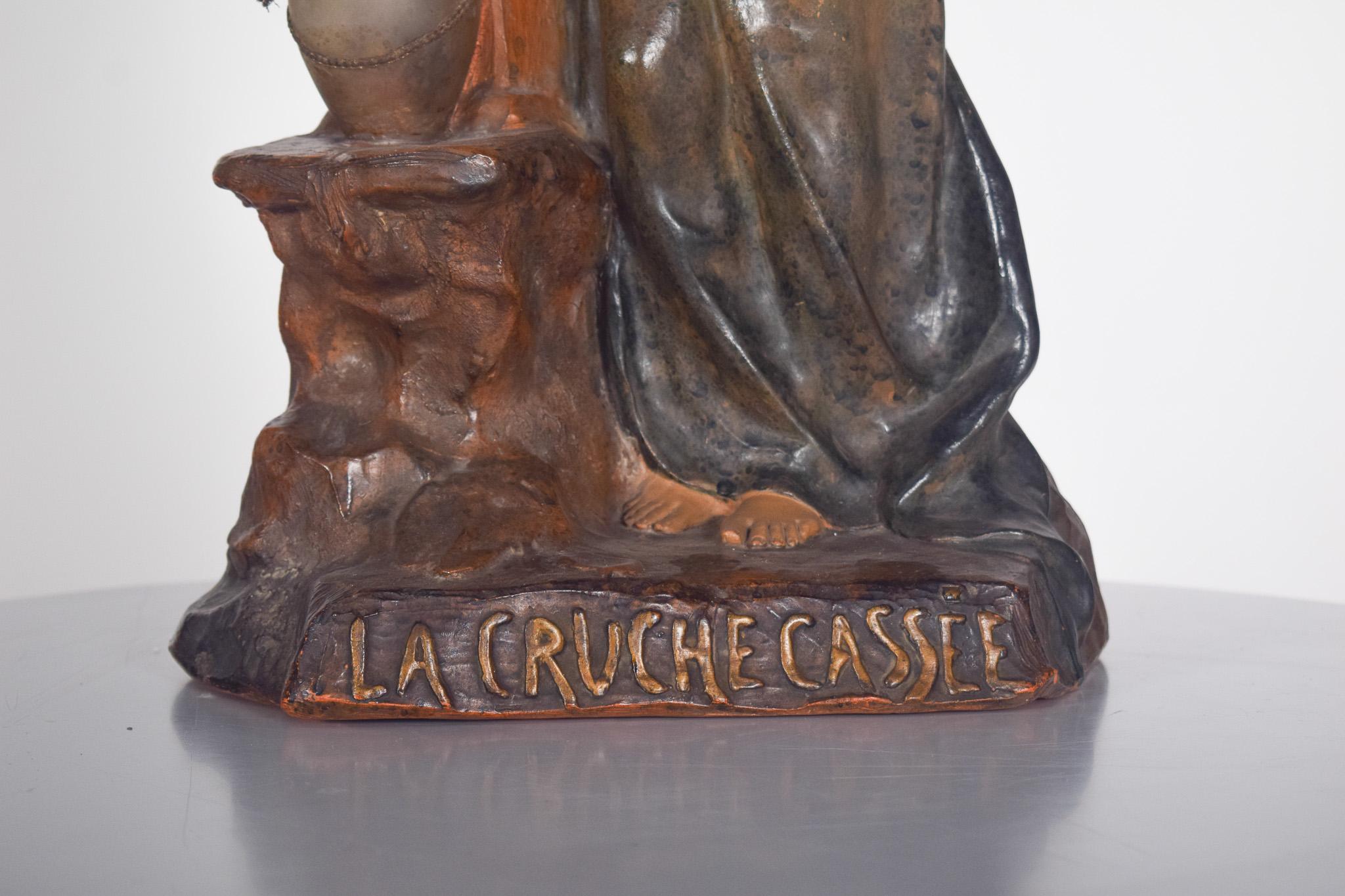 Français Figurine en argile, 