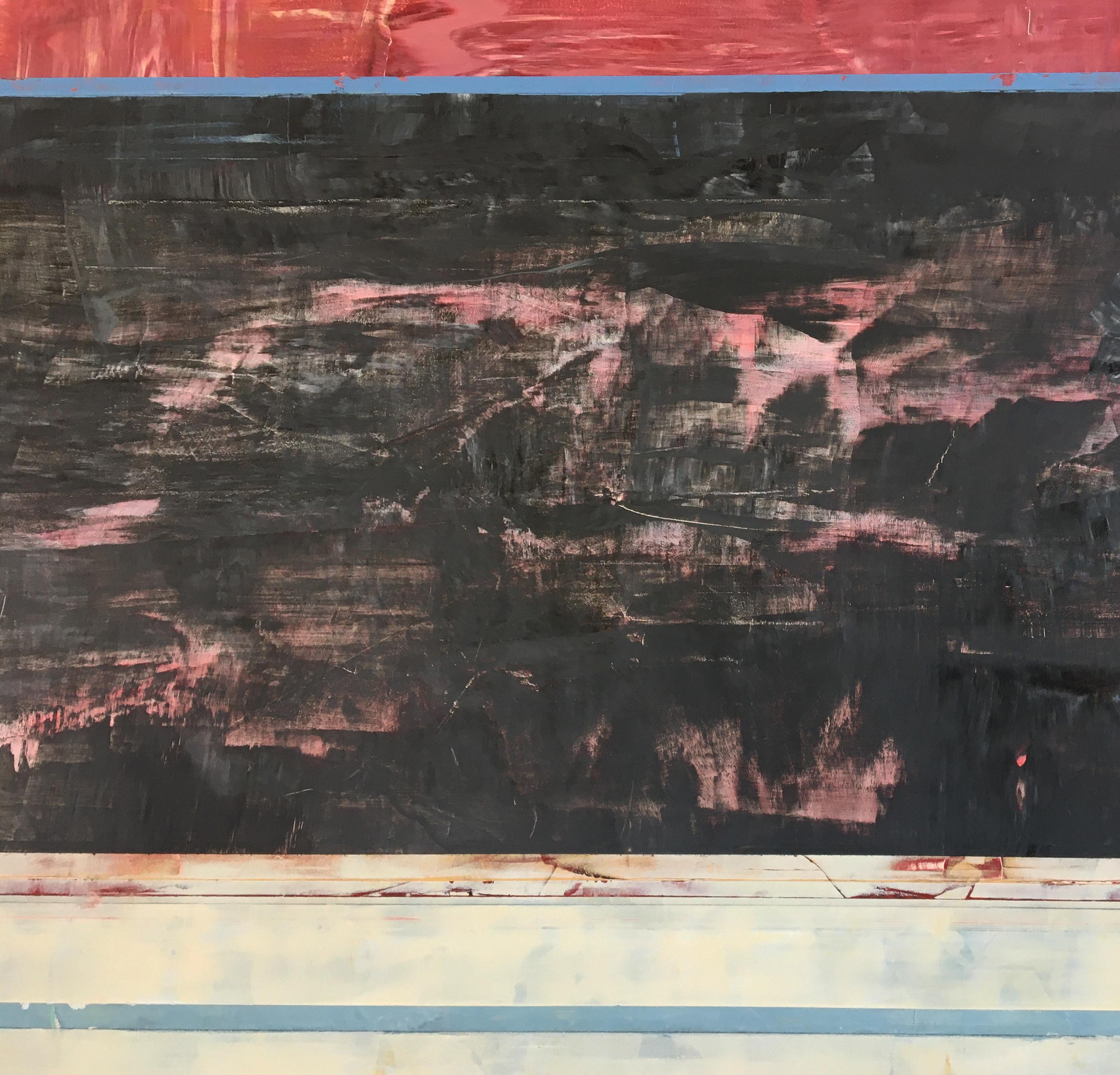 Dopo mezzanotte (Pittura astratta) in vendita 1