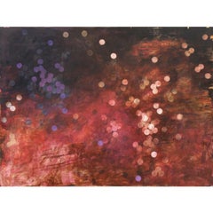 Atomic #10 Painting in Acrylic on Panel, 2023