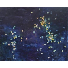 Atomic Painting #4 in Acrylic on Panel, 2023