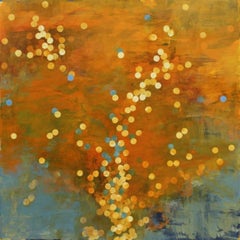 Pittura atomica #7 in acrilico su pannello, 2023