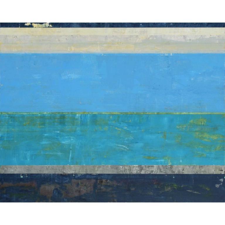 Clay Johnson Abstract Painting – Vier Daunen-Gemälde in Acryl auf Leinen, 2024