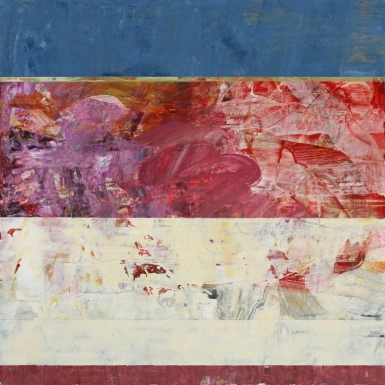 Abstract Painting di Clay Johnson - L'ultima svolta Pittura in acrilico su pannello, 2024