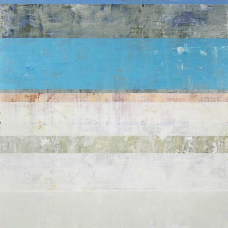 Abstract Painting de Clay Johnson - Wells Street Pintura en acrílico sobre panel, 2018