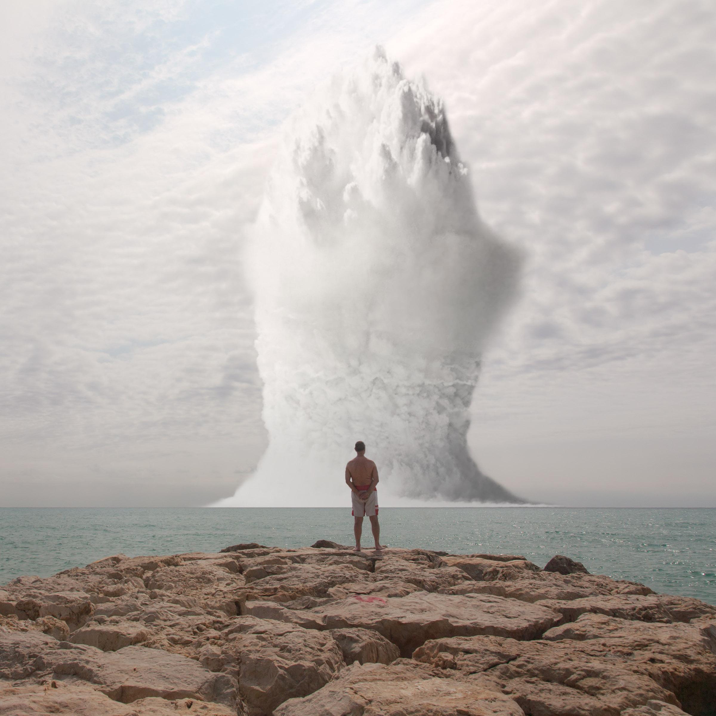 Clay Lipsky Color Photograph – Atom Atomic Overlook: 02, 2012
