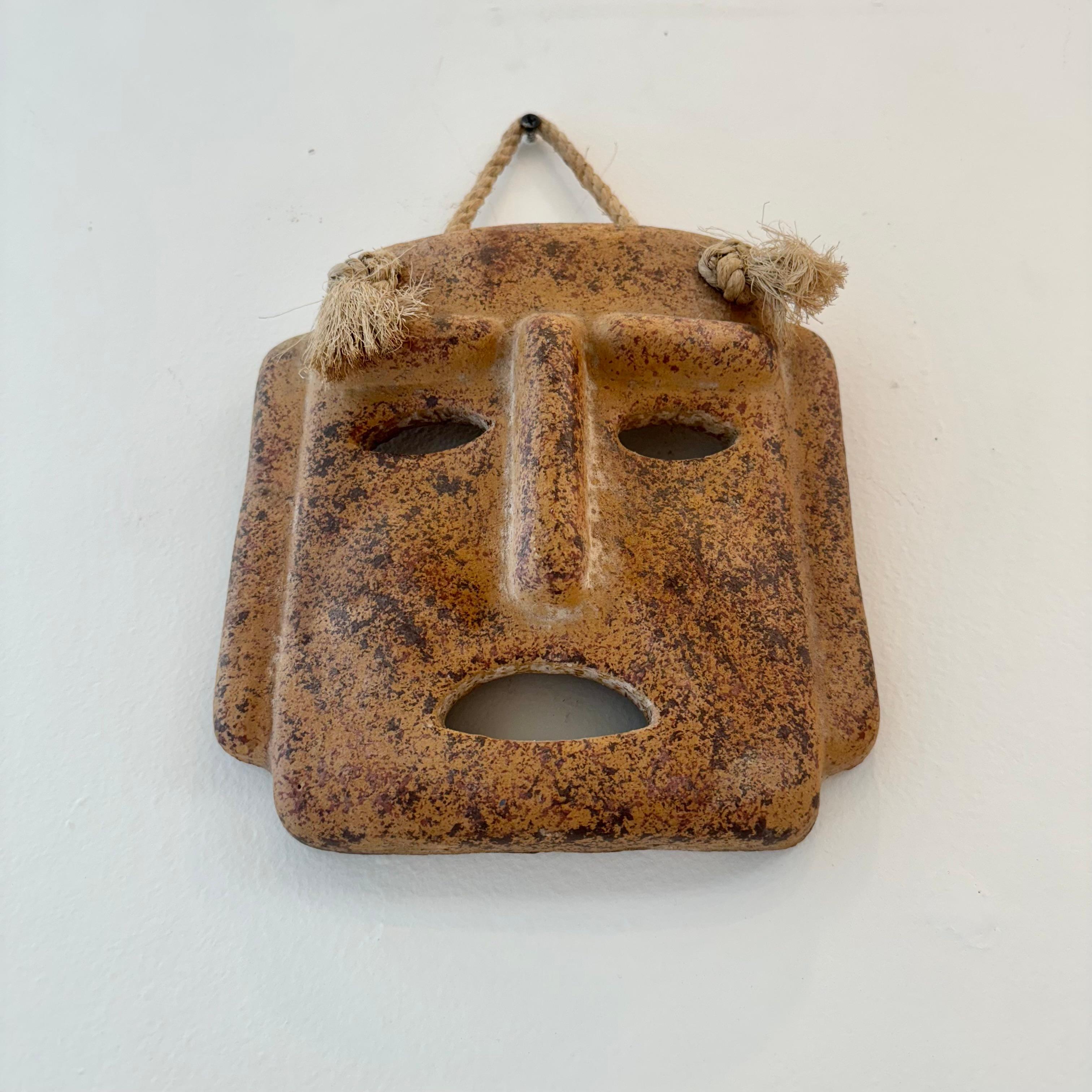 Clay Mask, 1960s Italy For Sale 8