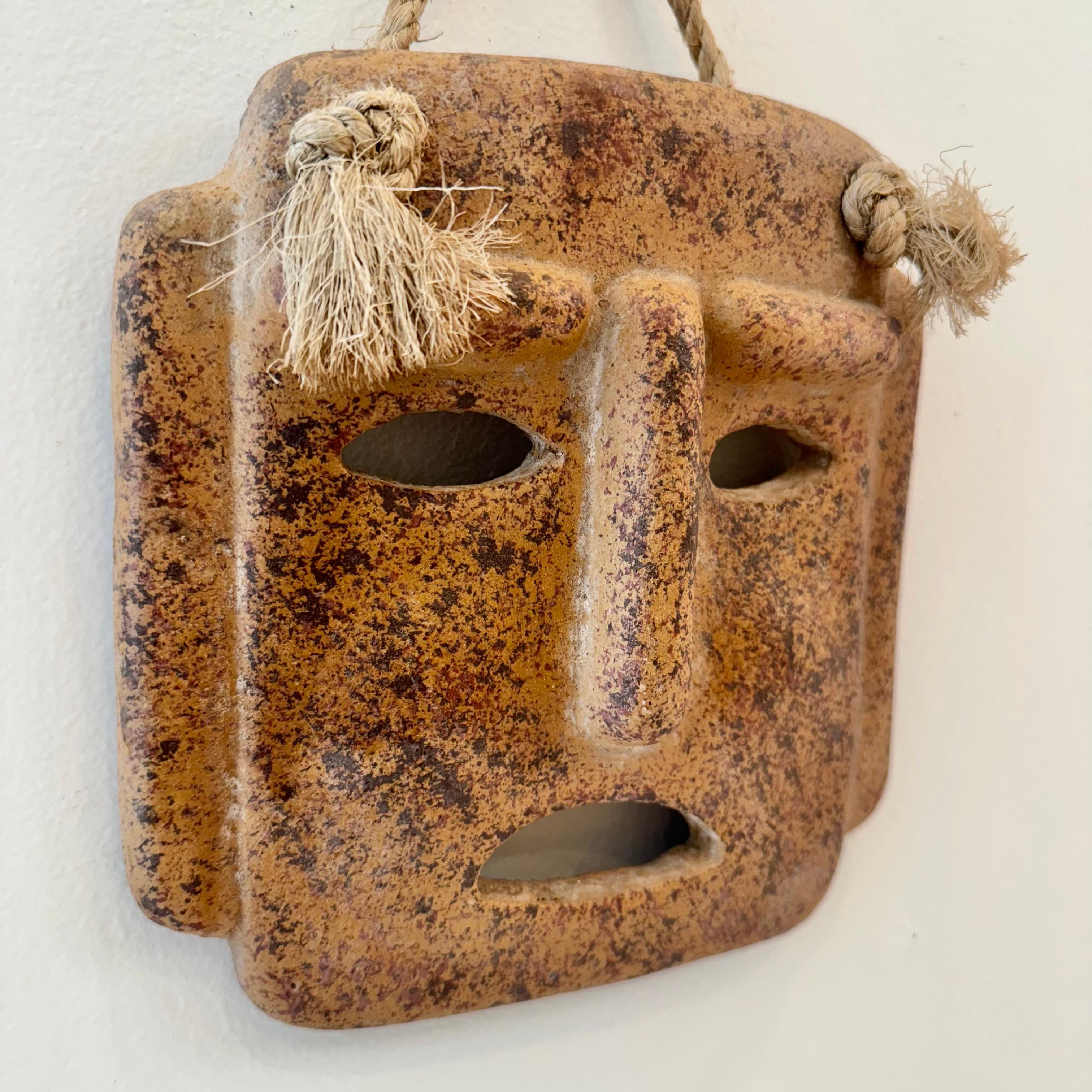 Clay Mask, 1960s Italy For Sale 2