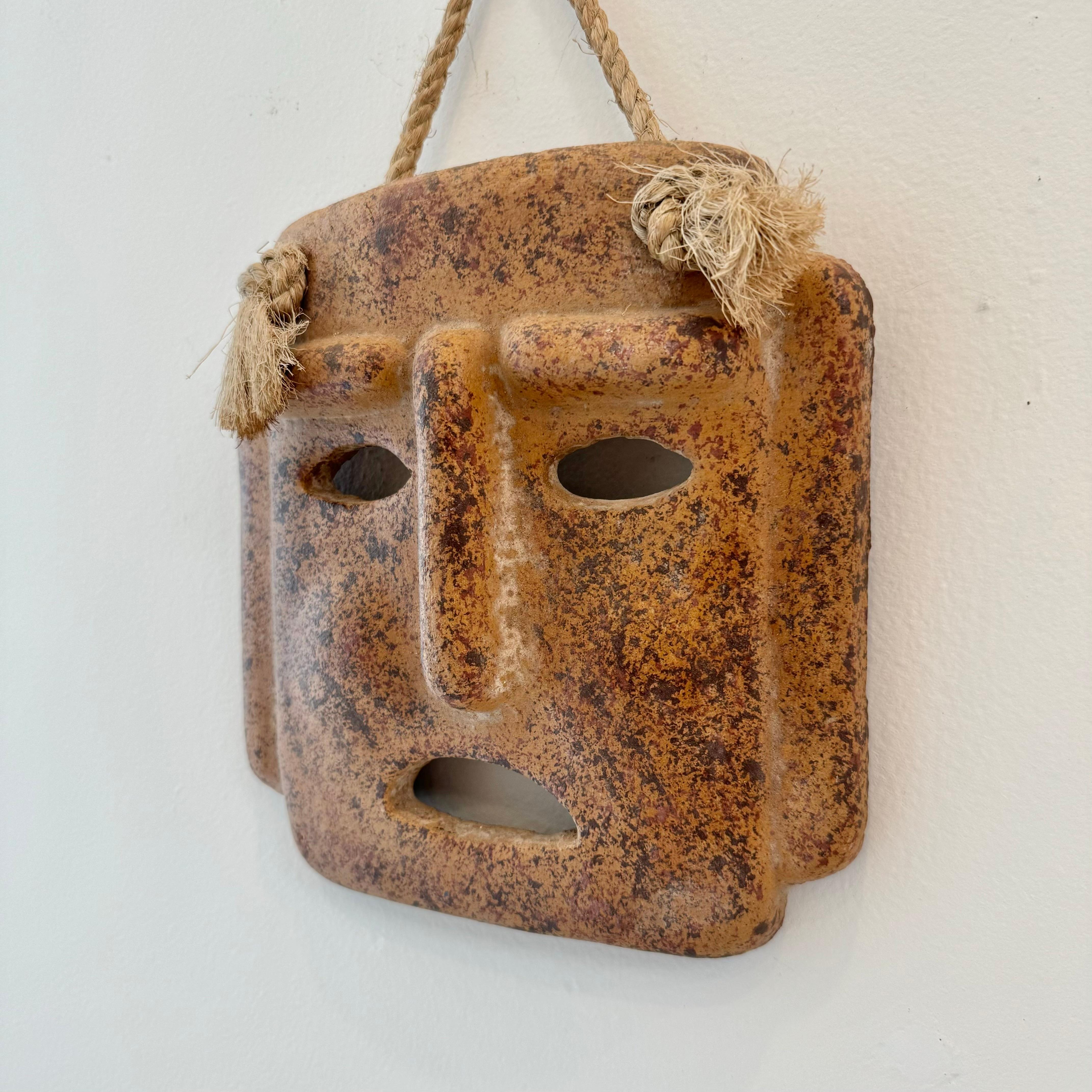 Clay Mask, 1960s Italy For Sale 3