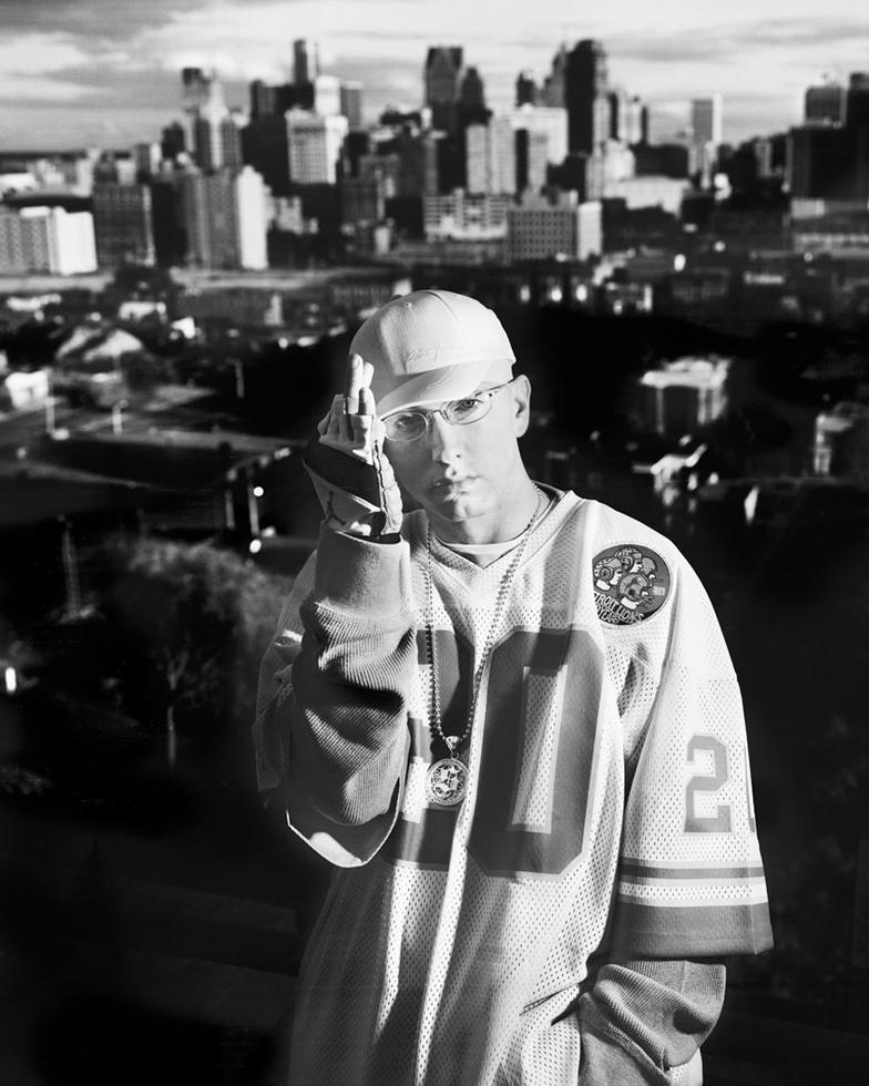 Clay Patrick McBride Black and White Photograph - Eminem