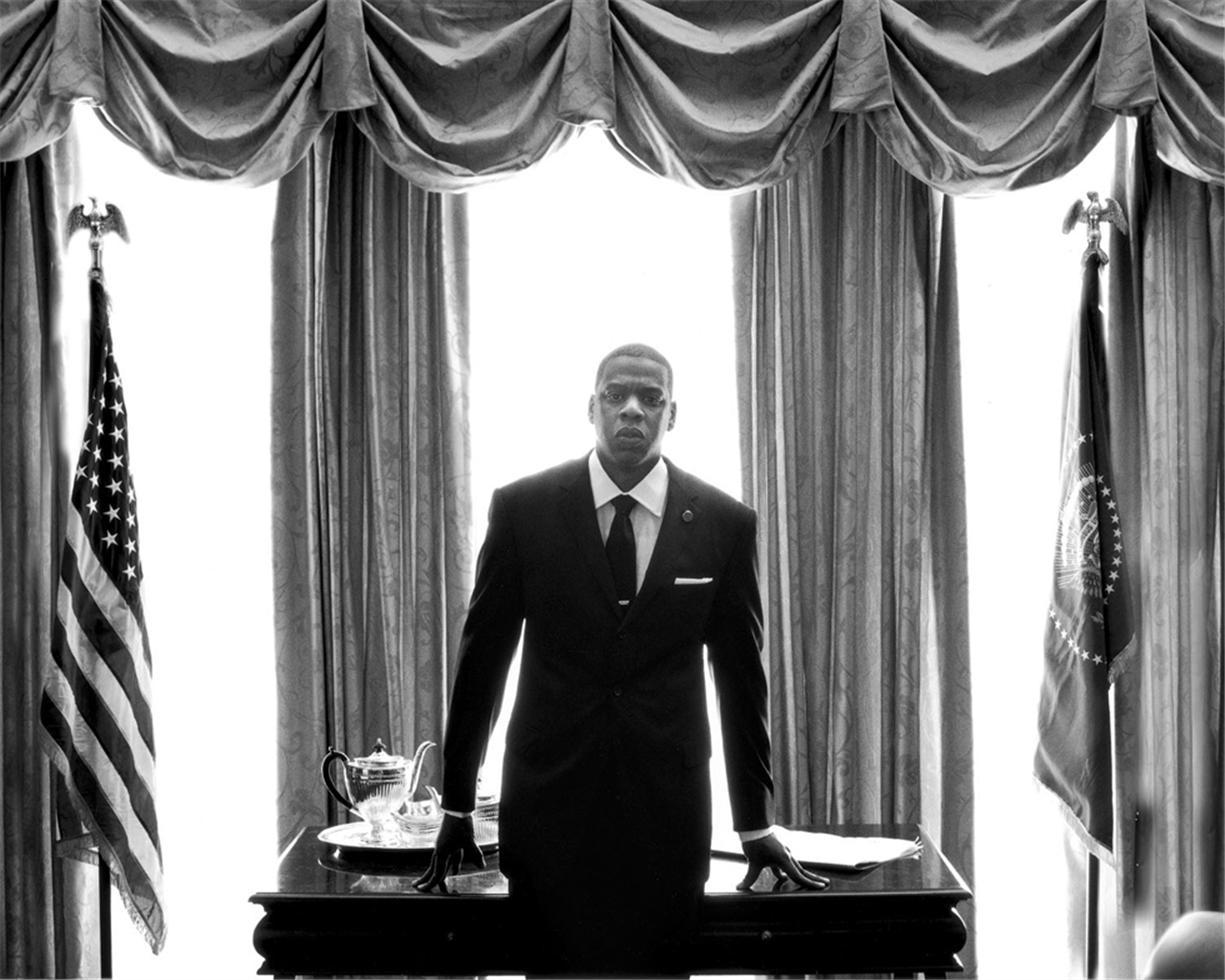 Clay Patrick McBride Black and White Photograph - Jay-Z, 2005