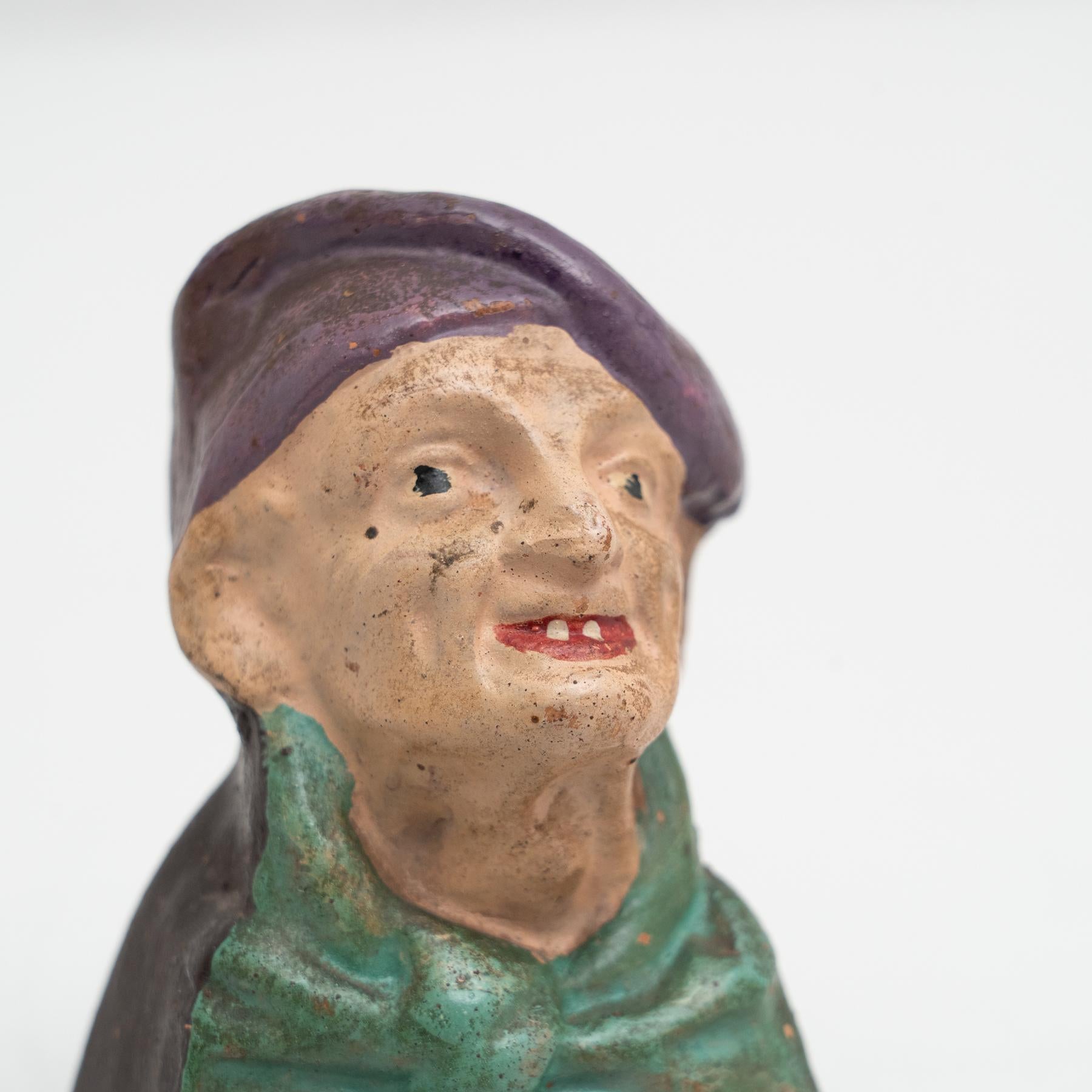 Clay Traditional Catalan Figure, circa 1940 For Sale 4