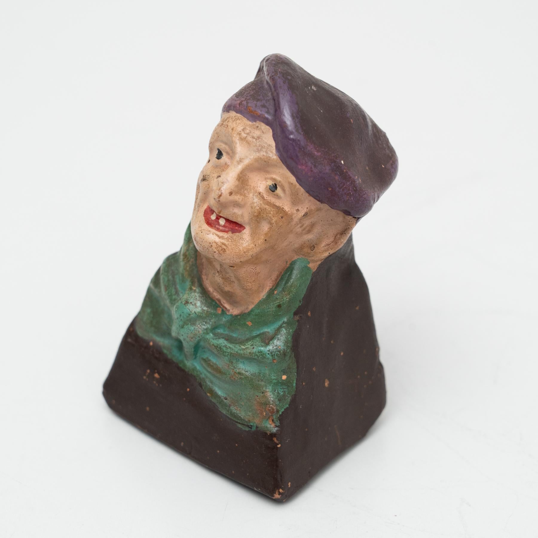 Clay Traditional Catalan Figure, circa 1940 For Sale 5
