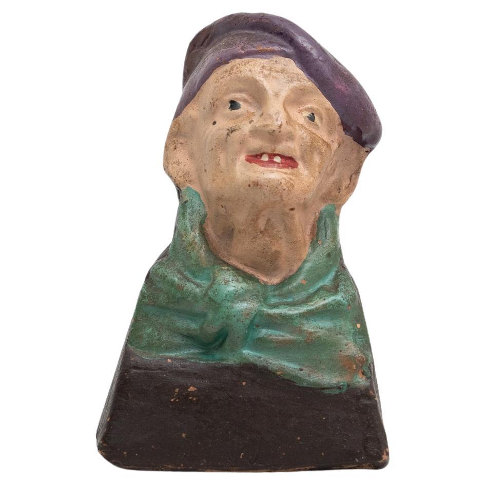 Clay Traditional Catalan Figure, circa 1940 For Sale