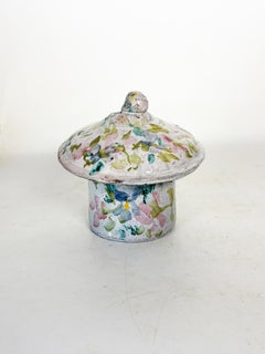 Clay trinket tray, Vallauris, France, 1960