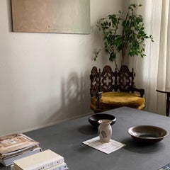 1970's Hand-Painted Studio Pottery Clay Vase