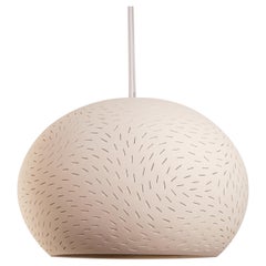Claylight 15" Pendant Line: Handmade Ceramic Contemporary Light, Warm Atmosphere