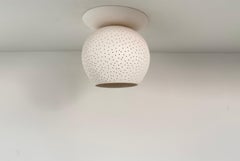 Claylight 5" da incasso - Motivo a pois: lampada da soffitto scultorea fatta a mano