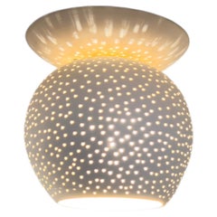 Claylight 5" da incasso - Motivo a pois: lampada da soffitto scultorea fatta a mano