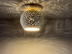 Claylight 5" da incasso - Modello Line: lampada da soffitto scultorea fatta a mano