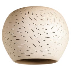 Claylight 7" a incasso: lampada da soffitto scultorea realizzata a mano