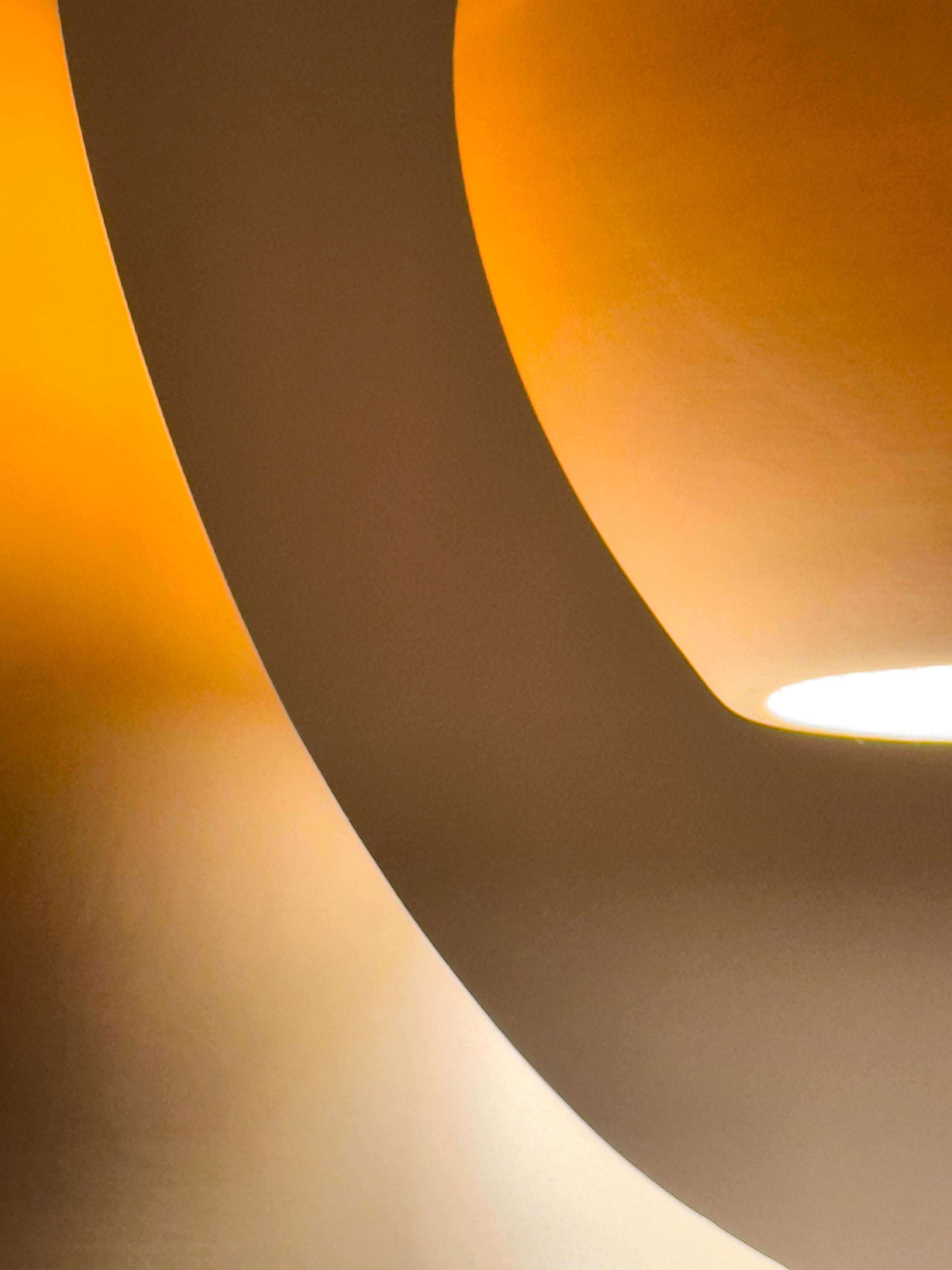 Contemporary CLAYLIGHT CRESCENT • Three Light Pendant Chandelier • White Ceramic • Porcelain For Sale
