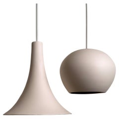 CLAYLIGHT CRESCENT • Three Light Pendant Chandelier • White Ceramic • Porcelain