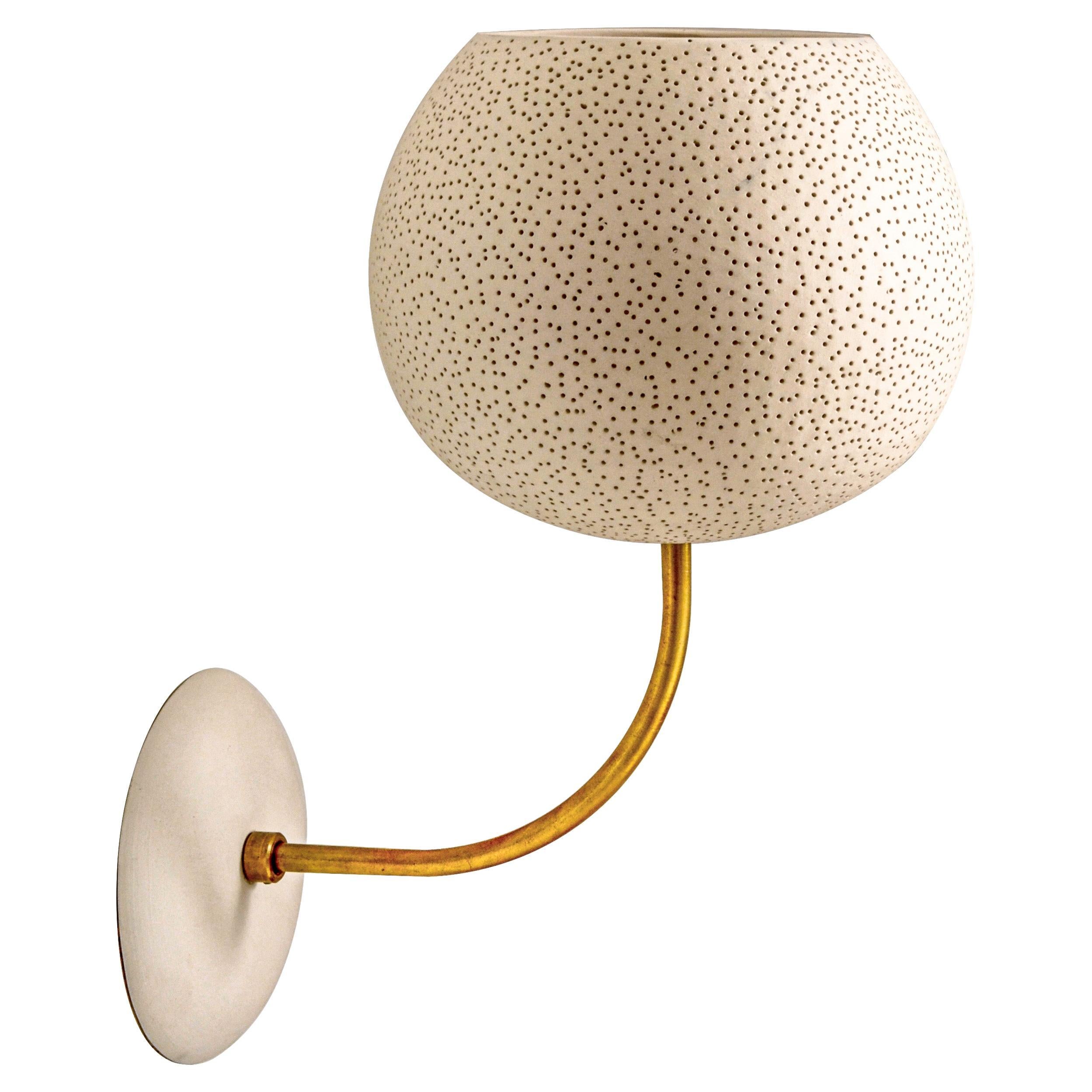 Lámpara de pie Claylight grande - Aplique de cerámica - Iluminación del estado de ánimo - Hecho a mano - Latón en venta