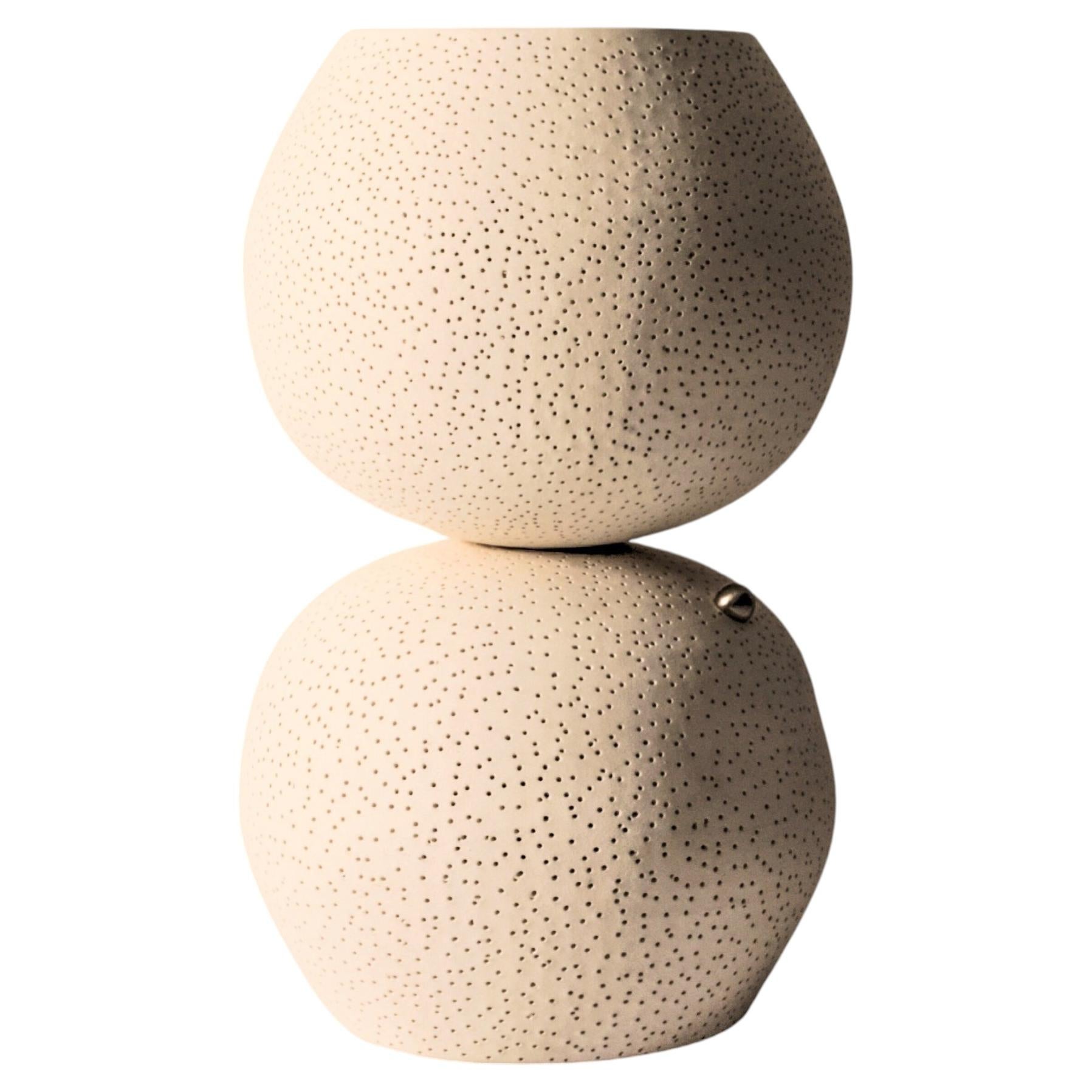 Claylight Table Lamp: Handmade, Ceramic Dot Light