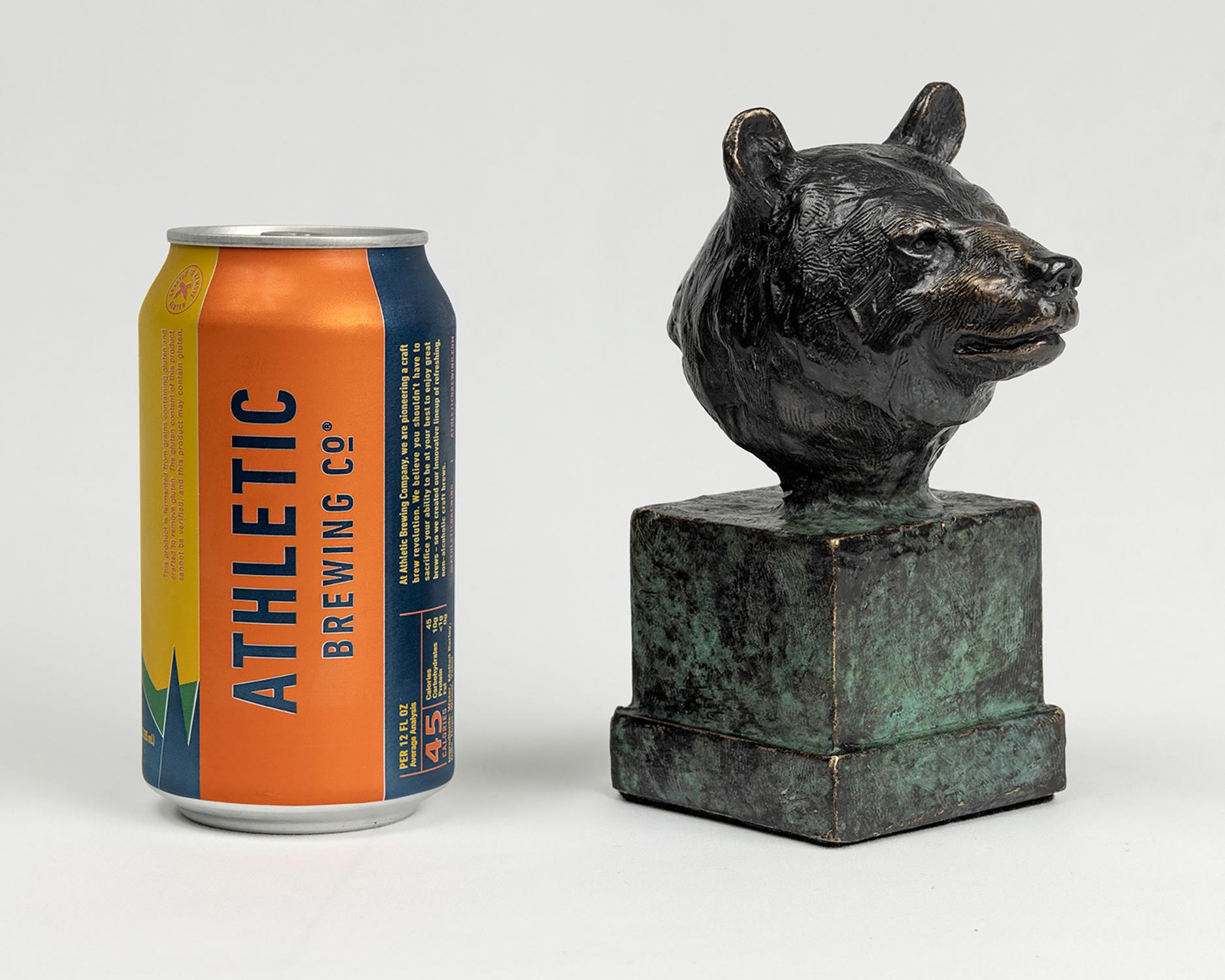 Sir Bear - Bronze - Contemporary Bear Sculpture For Sale 1
