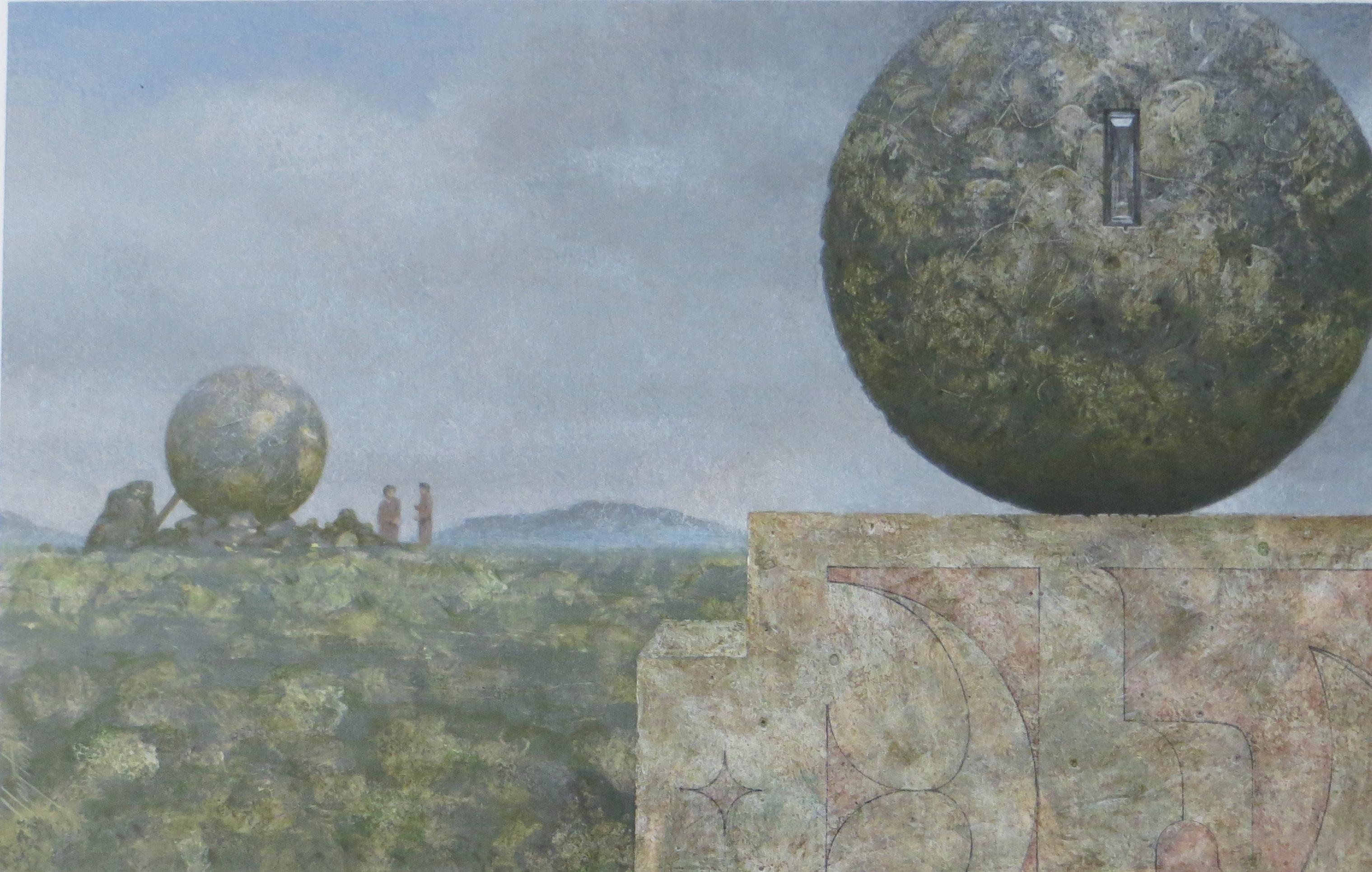 Landscape With Two Spheres