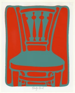 Vintage "The Other Chair" signed original serigraph