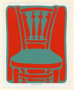 "L'altra sedia", serigrafia originale firmata