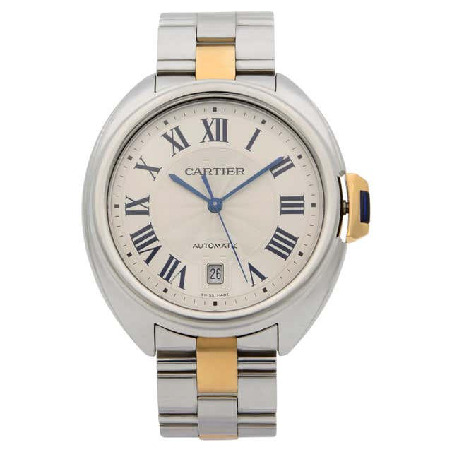 Cartier Cle de Cartier 18 Karat Gold Diamond Markings Automatic Watch ...