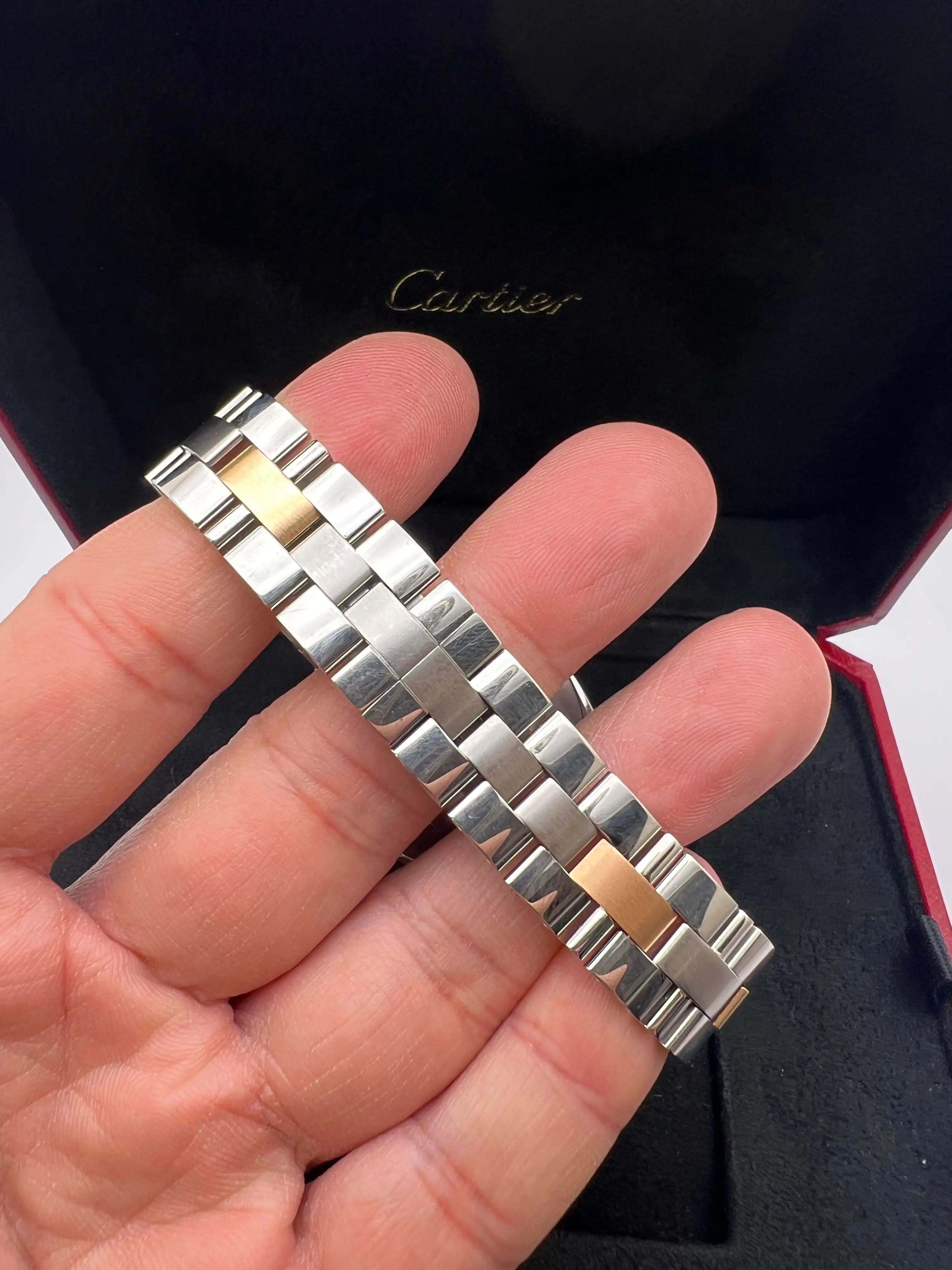Clé de Cartier 31mm 18K Rose Gold Two Tone W2CL0004 Box Papers en vente 9