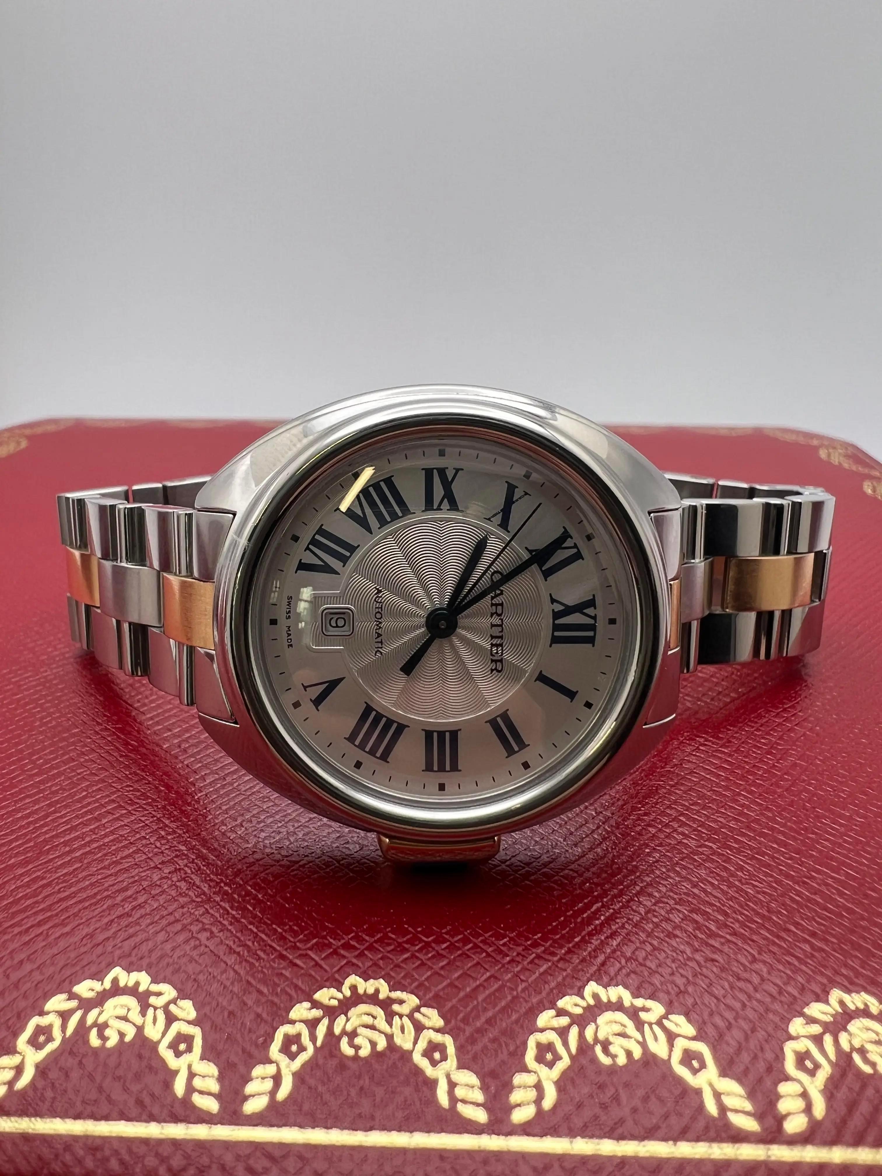 Clé de Cartier 31mm 18K Rose Gold Two Tone W2CL0004 Box Papers Unisexe en vente