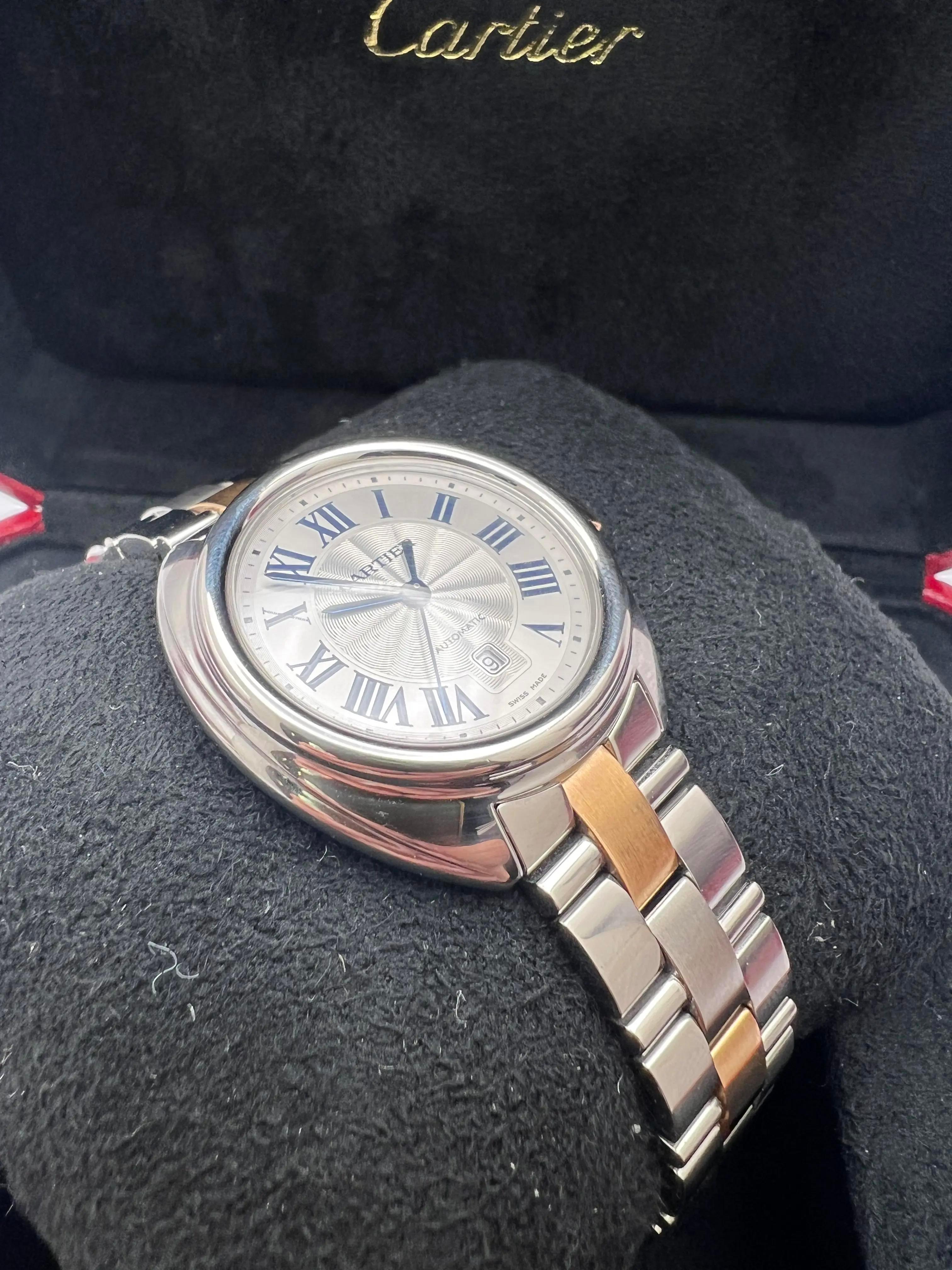 Clé de Cartier 31mm 18K Rose Gold Two Tone W2CL0004 Box Papers en vente 1