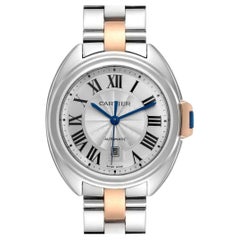 Clé de Cartier 31mm 18K Rose Gold Zwei-Ton W2CL0004 Box Papiere