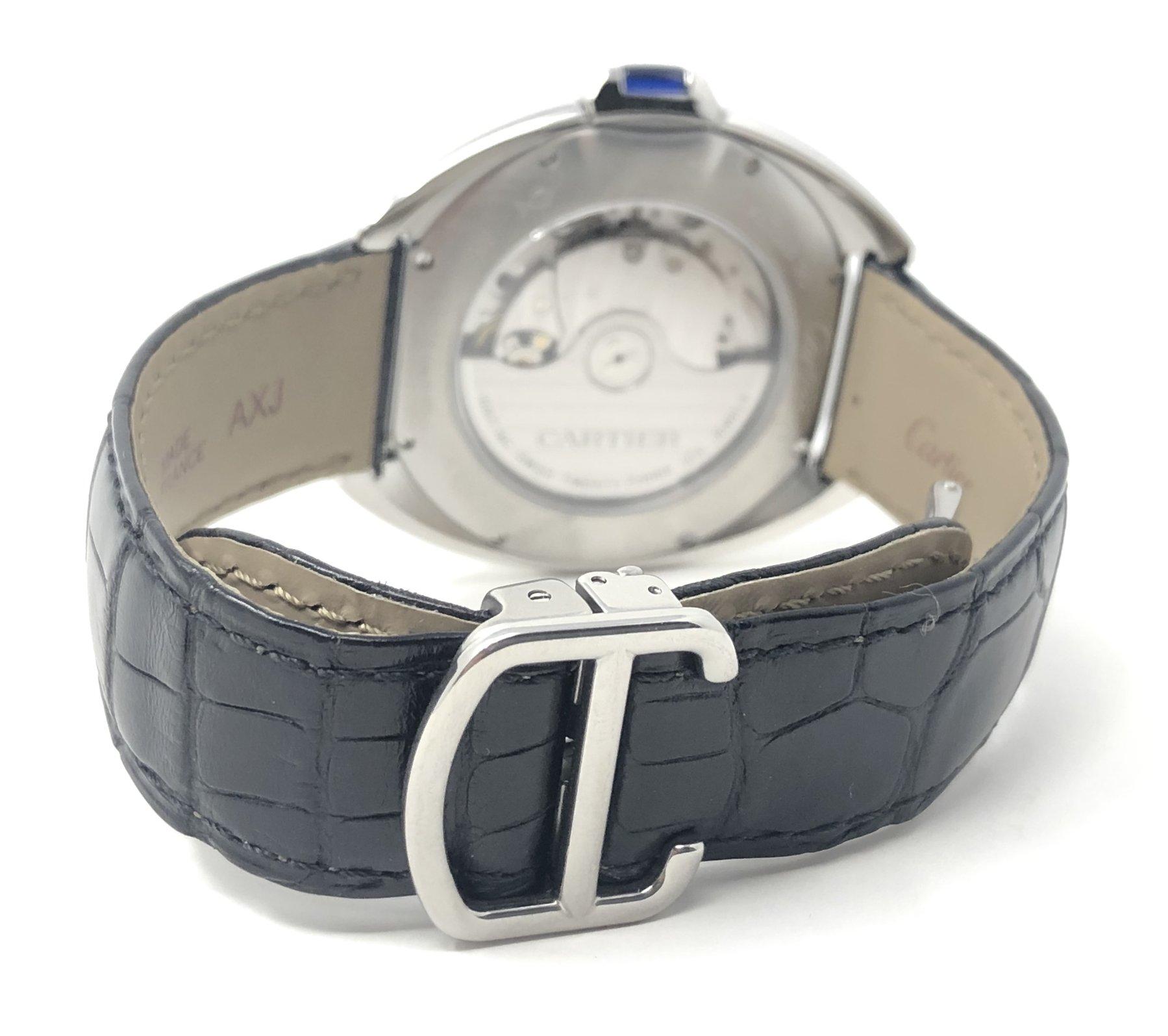 Women's or Men's Cle de Cartier Stainless Steel Watch For Sale