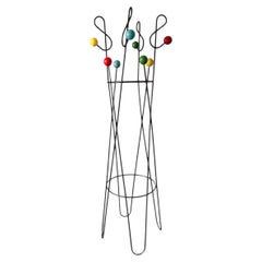 Clé de Sol coat rack designed by Roger Feraud, France, 1950s.