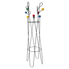 Clé de Sol coat rack designed by Roger Feraud, France, 1950s.