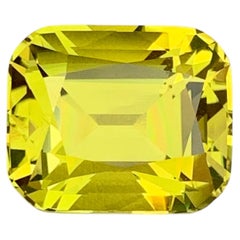 Clean Canary Yellow Color Cushion Cut Lemon Quartz Citrine Gemstone For Pendant