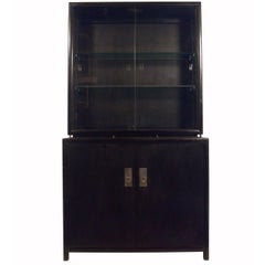 Clean Lined Bar Cabinet or Vitrine by Michael Taylor for Baker