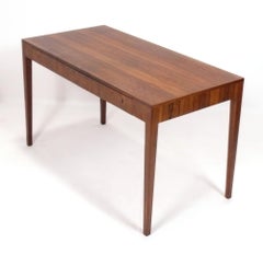 Clean Lined Danish Modern Rosewood Desk by Riis Antonsen