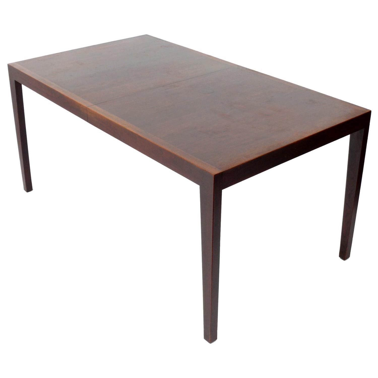 Clean Lined Florence Knoll Walnut Dining Table