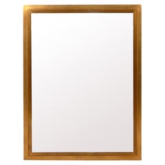 Clean Lined Gilt Wood Mirror from The Carlyle Hotel
